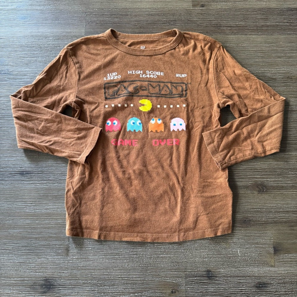 🟡EUC🟡 GAPKids Pac-Man Graphic T-Shirt - Size S (6-7)